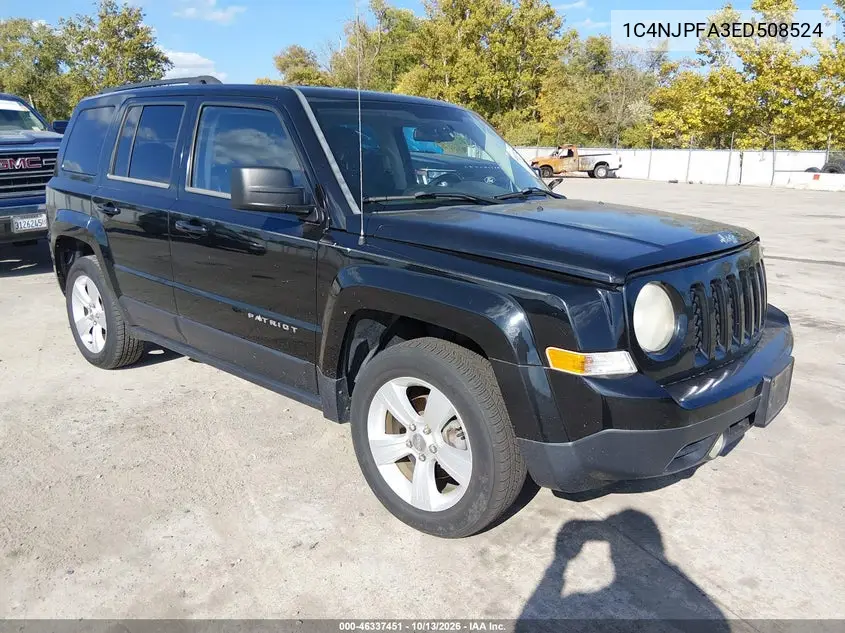 JEEP LIBERTY (PATRIOT) 2014, VIN 1C4NJPFA3ED508524