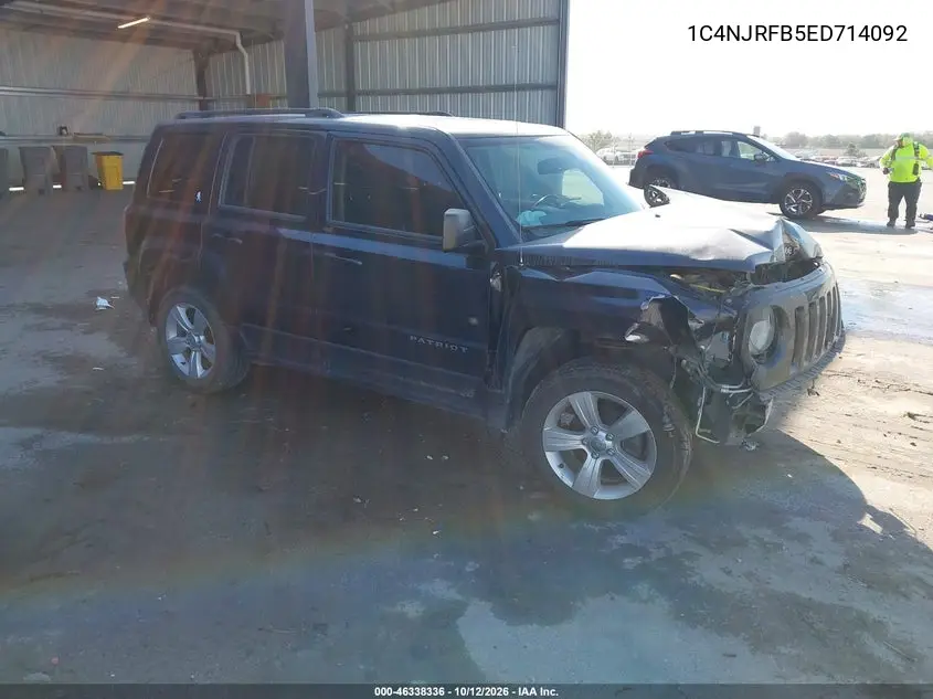 JEEP LIBERTY (PATRIOT) 2014, VIN 1C4NJRFB5ED714092