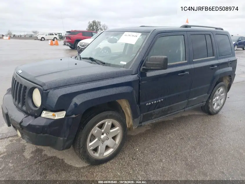 2014 JEEP LIBERTY (PATRIOT) VIN 1C4NJRFB6ED508974 — фото 2