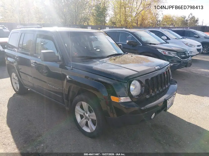 JEEP LIBERTY (PATRIOT) 2014, VIN 1C4NJPFB6ED798413