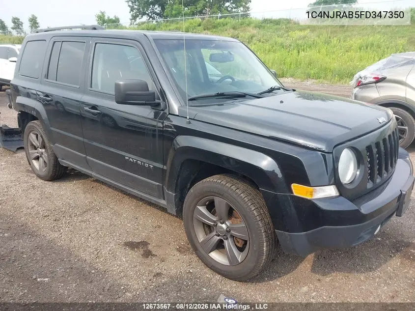 2015 JEEP LIBERTY (PATRIOT) VIN 1C4NJRAB5FD347350 — фото 14