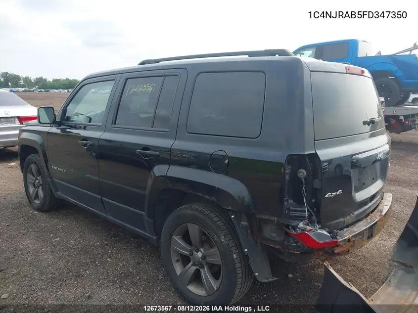 2015 JEEP LIBERTY (PATRIOT) VIN 1C4NJRAB5FD347350 — фото 15
