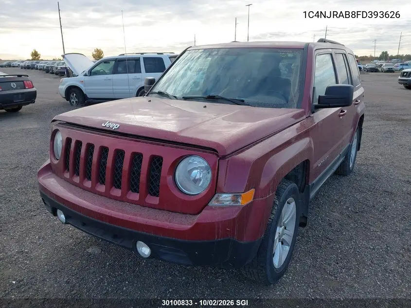 2015 JEEP LIBERTY (PATRIOT) VIN 1C4NJRAB8FD393626 — фото 2