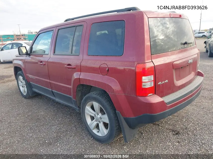 2015 JEEP LIBERTY (PATRIOT) VIN 1C4NJRAB8FD393626 — фото 3