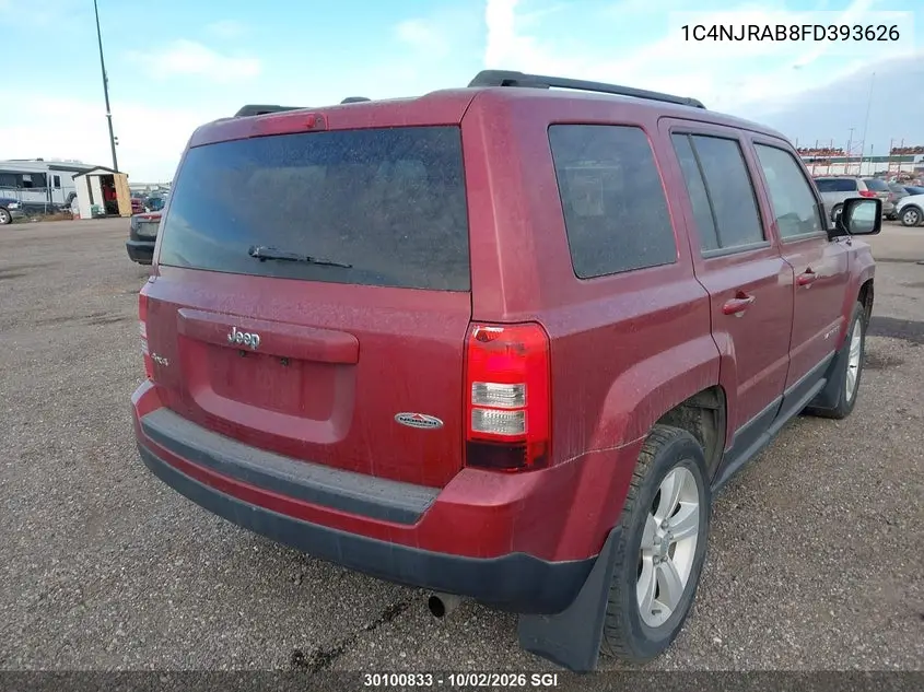 2015 JEEP LIBERTY (PATRIOT) VIN 1C4NJRAB8FD393626 — фото 4