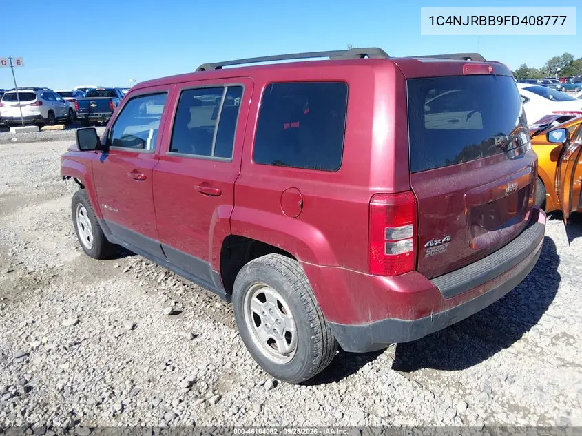 2015 JEEP LIBERTY (PATRIOT) VIN 1C4NJRBB9FD408777 — фото 3