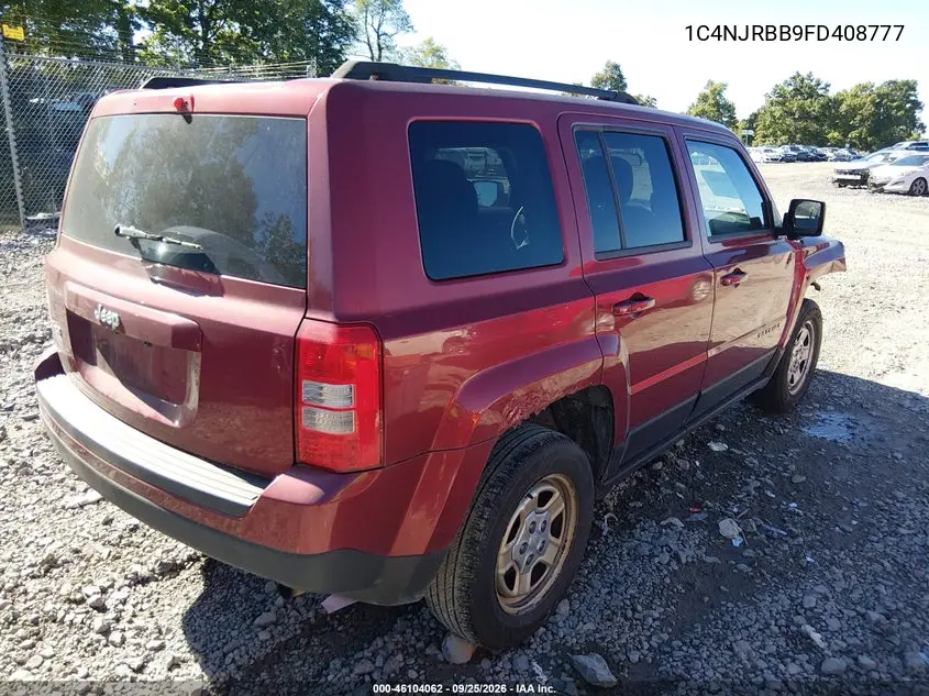 2015 JEEP LIBERTY (PATRIOT) VIN 1C4NJRBB9FD408777 — фото 4