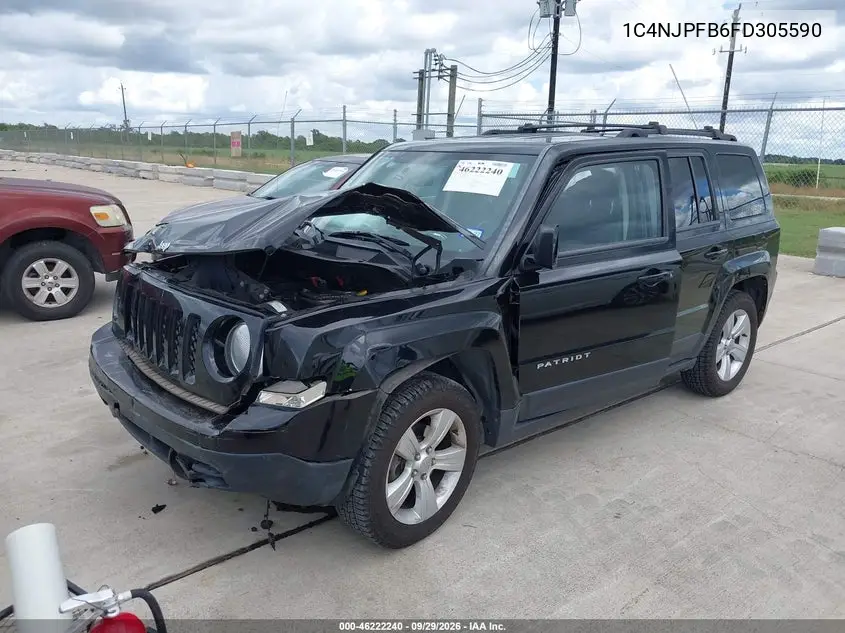 2015 JEEP LIBERTY (PATRIOT) VIN 1C4NJPFB6FD305590 — фото 2