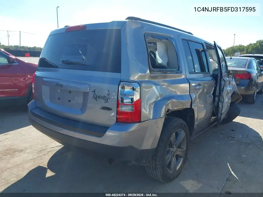 2015 JEEP LIBERTY (PATRIOT) VIN 1C4NJRFB5FD317595 — фото 4