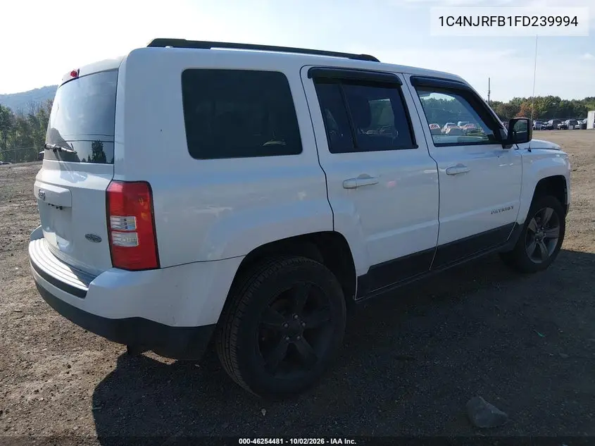 2015 JEEP LIBERTY (PATRIOT) VIN 1C4NJRFB1FD239994 — фото 4