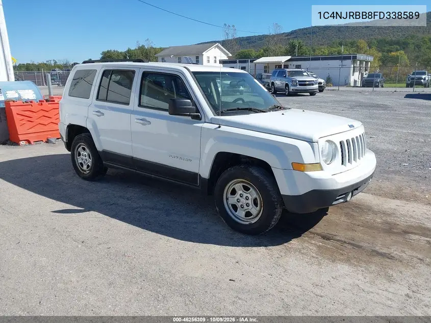 JEEP LIBERTY (PATRIOT) 2015, VIN 1C4NJRBB8FD338589