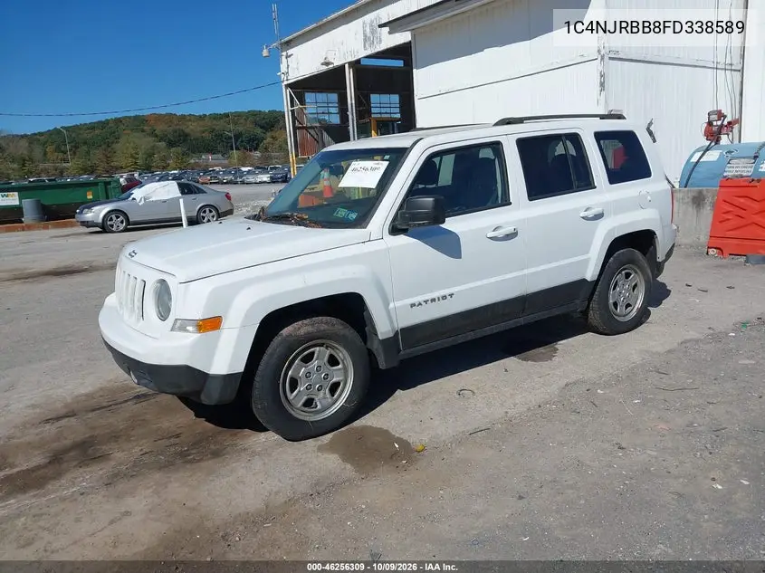 2015 JEEP LIBERTY (PATRIOT) VIN 1C4NJRBB8FD338589 — фото 2