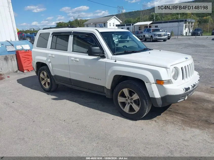 JEEP LIBERTY (PATRIOT) 2015, VIN 1C4NJRFB4FD148198