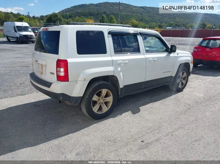 2015 JEEP LIBERTY (PATRIOT) VIN 1C4NJRFB4FD148198 — фото 4