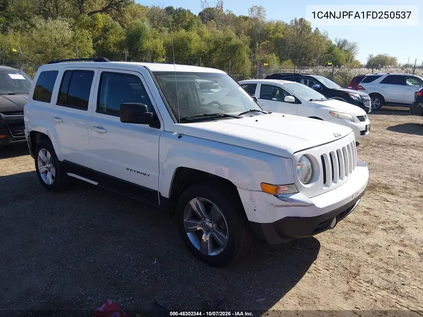 JEEP LIBERTY (PATRIOT) 2015, VIN 1C4NJPFA1FD250537