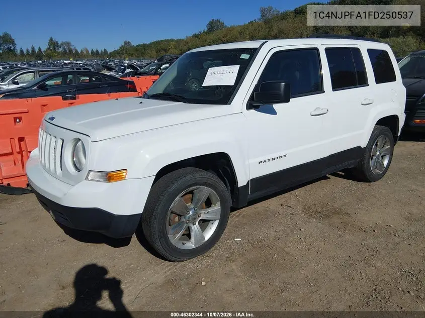 2015 JEEP LIBERTY (PATRIOT) VIN 1C4NJPFA1FD250537 — фото 2