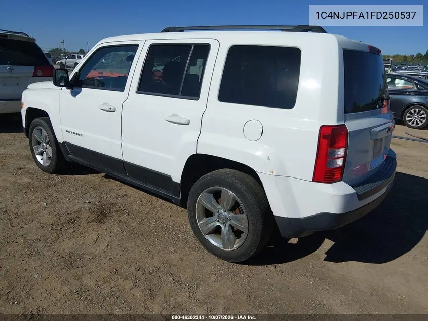 2015 JEEP LIBERTY (PATRIOT) VIN 1C4NJPFA1FD250537 — фото 3