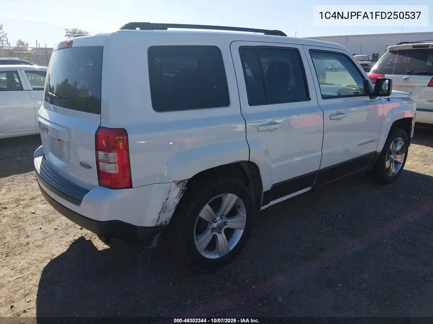 2015 JEEP LIBERTY (PATRIOT) VIN 1C4NJPFA1FD250537 — фото 4
