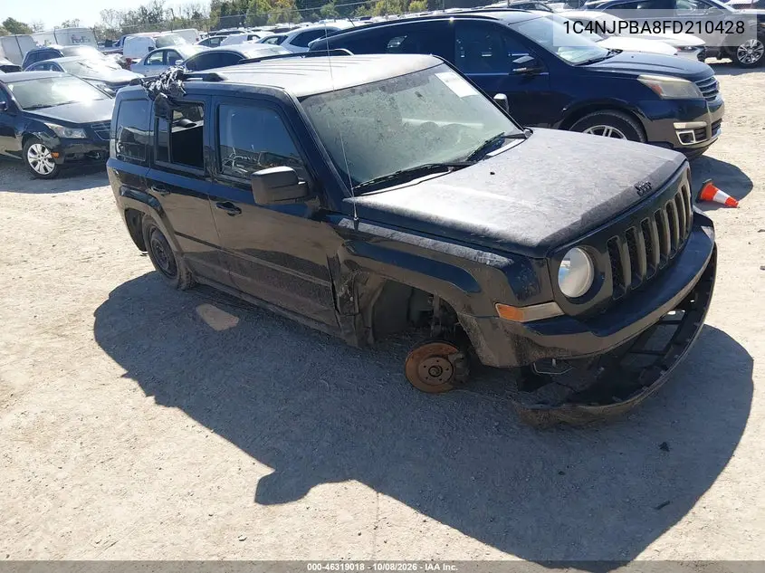 JEEP LIBERTY (PATRIOT) 2015, VIN 1C4NJPBA8FD210428
