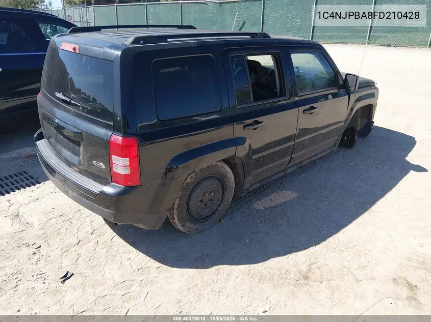 2015 JEEP LIBERTY (PATRIOT) VIN 1C4NJPBA8FD210428 — фото 4