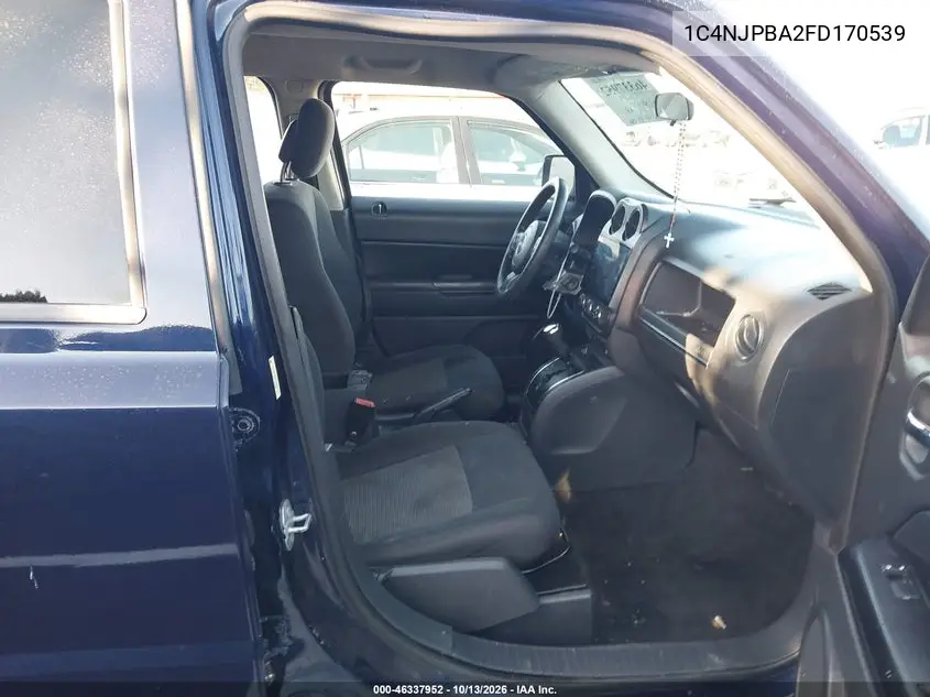 2015 JEEP LIBERTY (PATRIOT) VIN 1C4NJPBA2FD170539 — фото 5