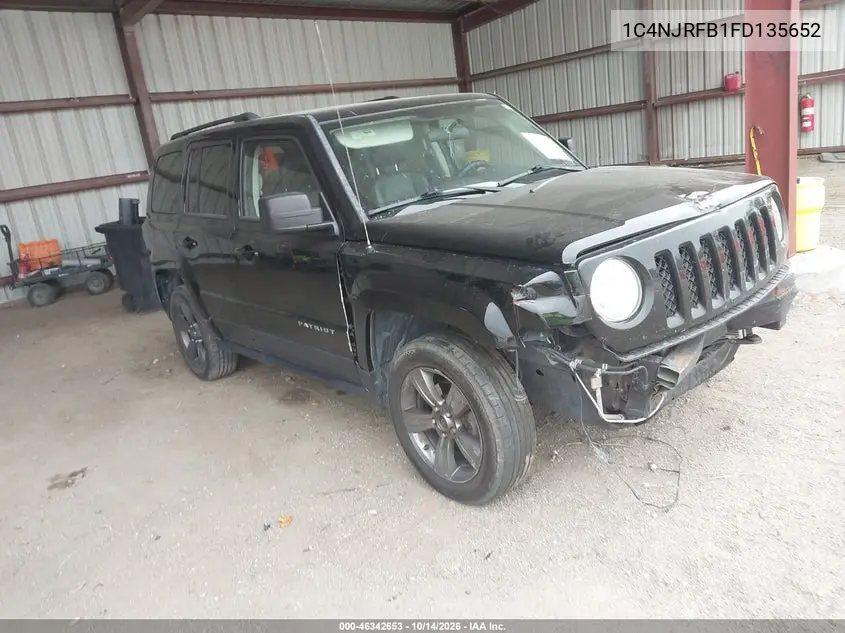 JEEP LIBERTY (PATRIOT) 2015, VIN 1C4NJRFB1FD135652