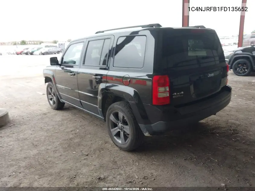 2015 JEEP LIBERTY (PATRIOT) VIN 1C4NJRFB1FD135652 — фото 3
