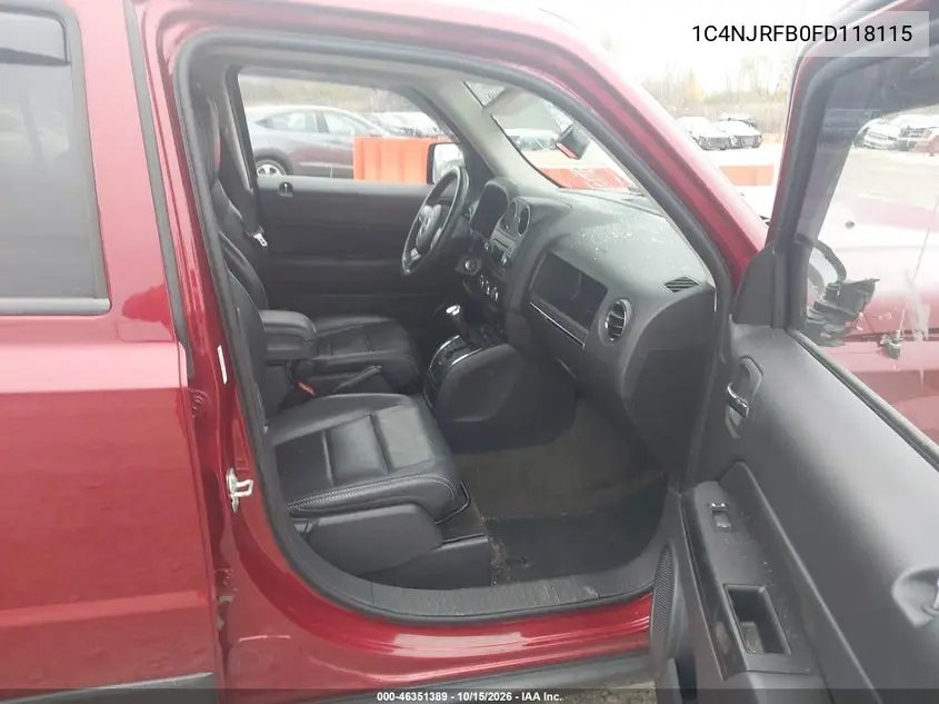 2015 JEEP LIBERTY (PATRIOT) VIN 1C4NJRFB0FD118115 — фото 5