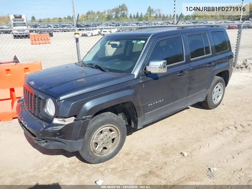 2015 JEEP LIBERTY (PATRIOT) VIN 1C4NJRBB1FD271916 — фото 2