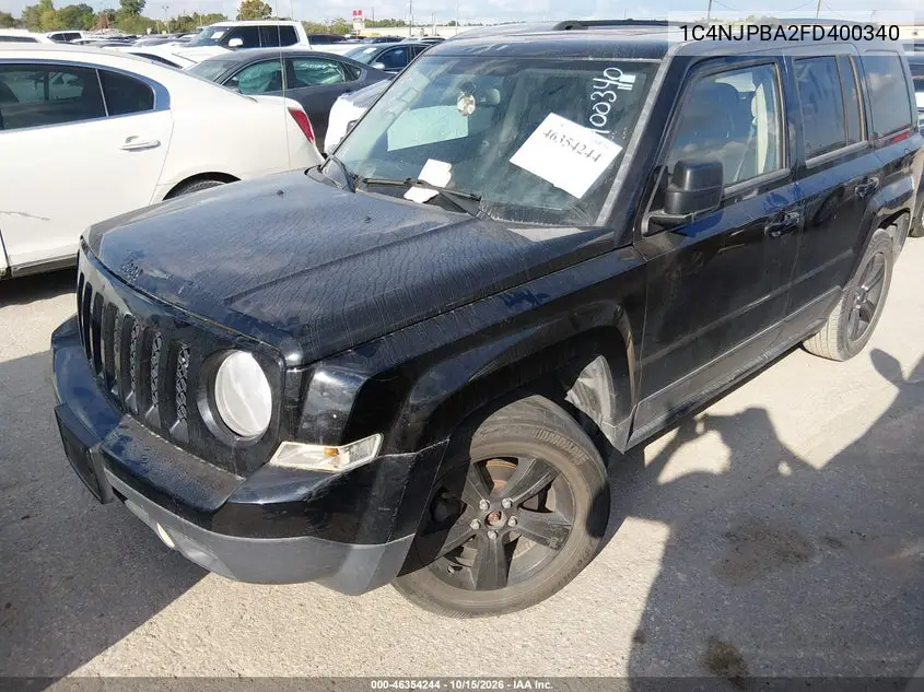 2015 JEEP LIBERTY (PATRIOT) VIN 1C4NJPBA2FD400340 — фото 2