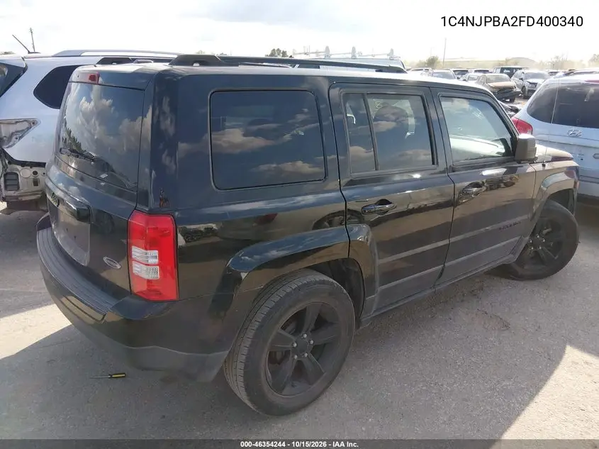 2015 JEEP LIBERTY (PATRIOT) VIN 1C4NJPBA2FD400340 — фото 4