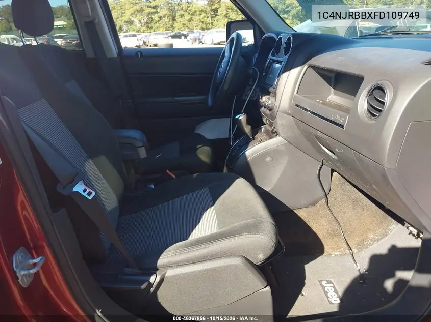 2015 JEEP LIBERTY (PATRIOT) VIN 1C4NJRBBXFD109749 — фото 5