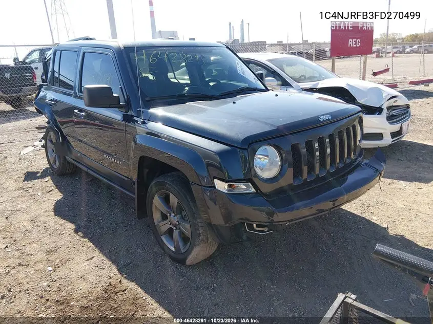 JEEP LIBERTY (PATRIOT) 2015, VIN 1C4NJRFB3FD270499
