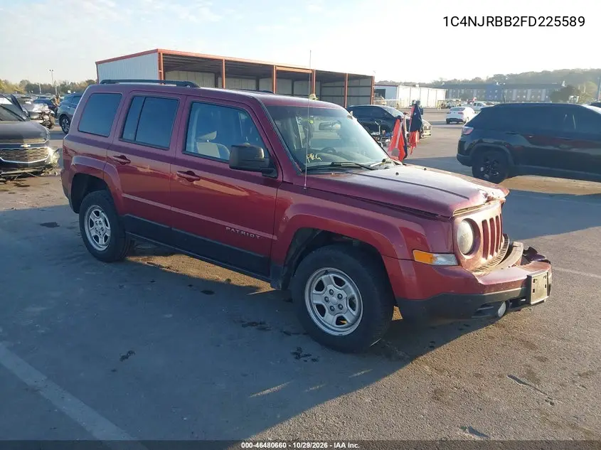 JEEP LIBERTY (PATRIOT) 2015, VIN 1C4NJRBB2FD225589