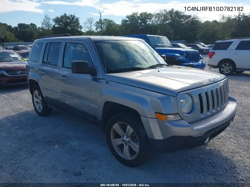 JEEP LIBERTY (PATRIOT) 2016, VIN 1C4NJRFB1GD782182