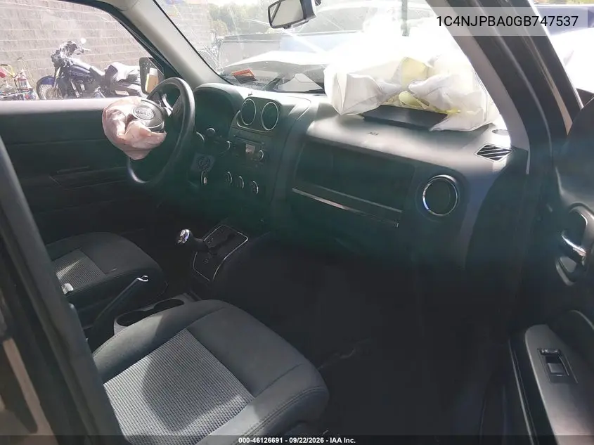 2016 JEEP LIBERTY (PATRIOT) VIN 1C4NJPBA0GD747537 — фото 5