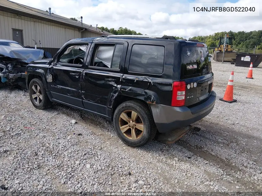 2016 JEEP LIBERTY (PATRIOT) VIN 1C4NJRFB8GD522040 — фото 3