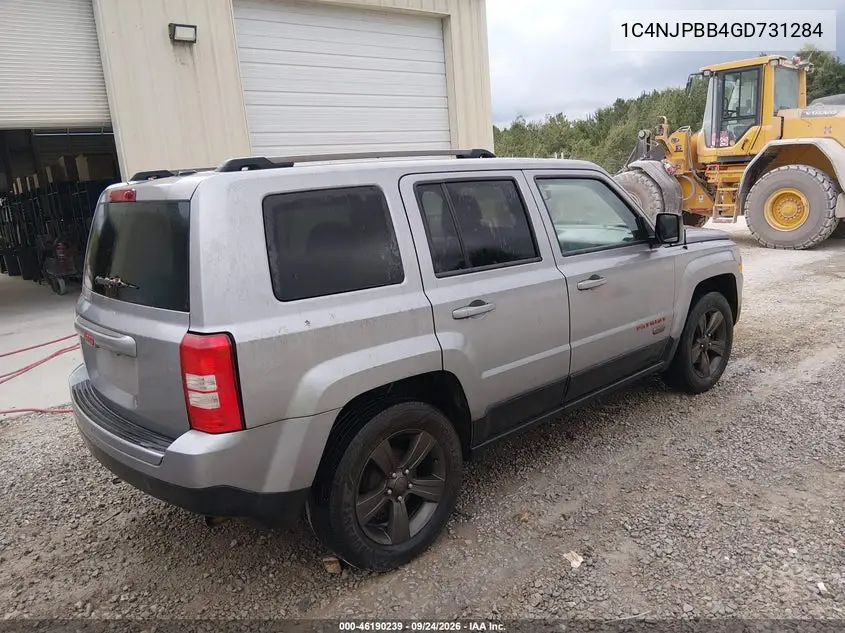 2016 JEEP LIBERTY (PATRIOT) VIN 1C4NJPBB4GD731284 — фото 4