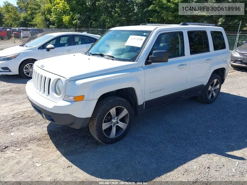2016 JEEP LIBERTY (PATRIOT) VIN 1C4NJRFB3GD618996 — фото 2