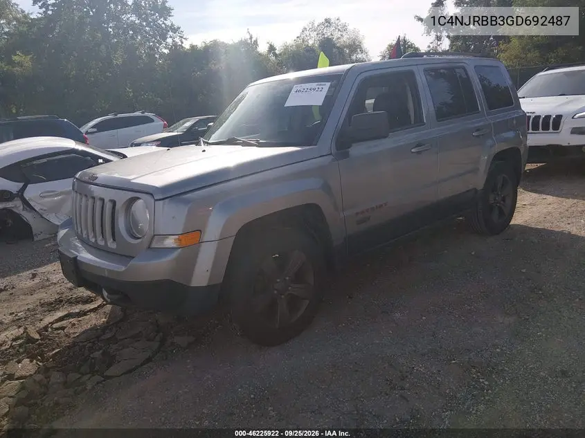 2016 JEEP LIBERTY (PATRIOT) VIN 1C4NJRBB3GD692487 — фото 2