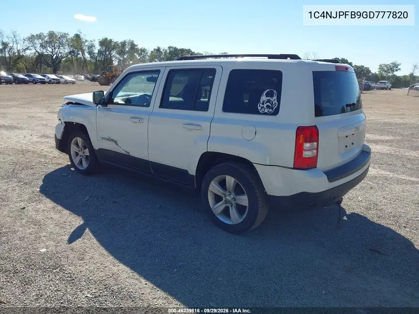 2016 JEEP LIBERTY (PATRIOT) VIN 1C4NJPFB9GD777820 — фото 3