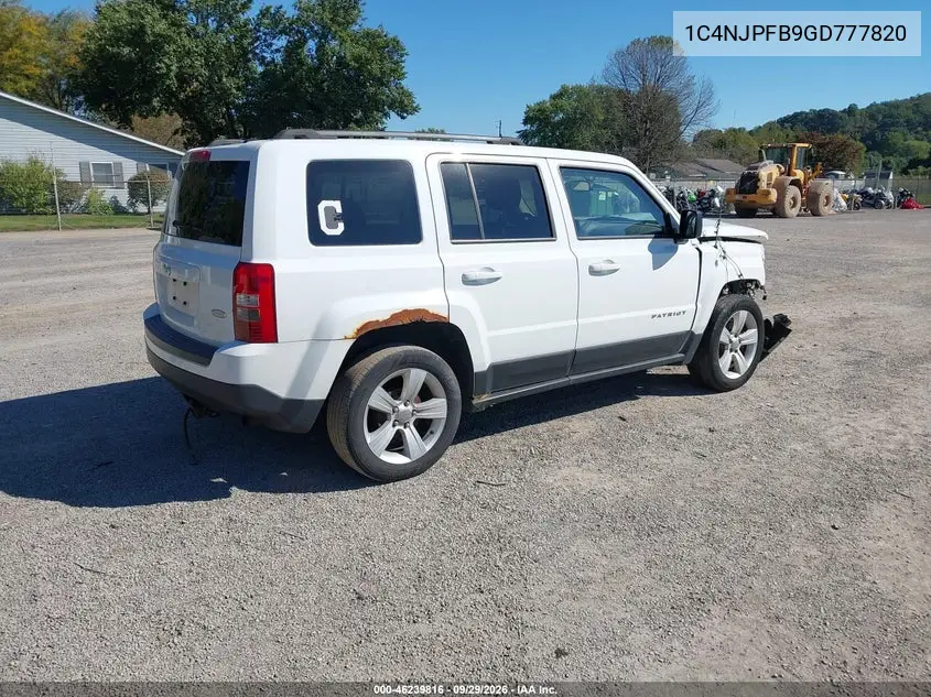 2016 JEEP LIBERTY (PATRIOT) VIN 1C4NJPFB9GD777820 — фото 4