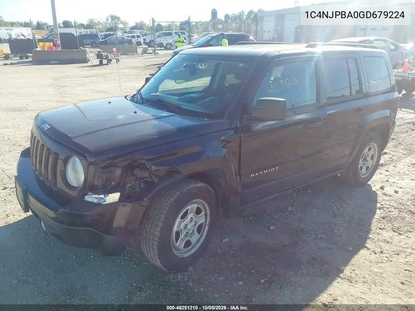 2016 JEEP LIBERTY (PATRIOT) VIN 1C4NJPBA0GD679224 — фото 2