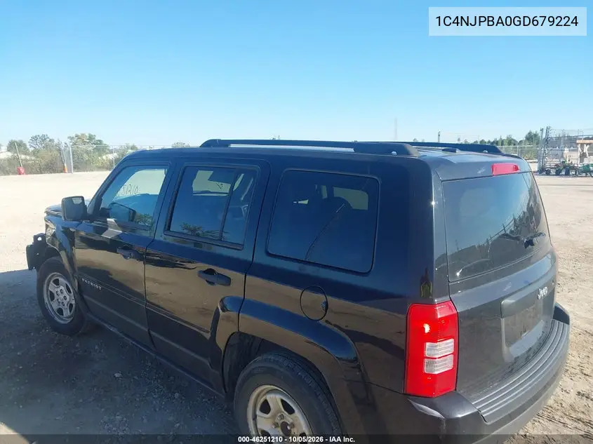 2016 JEEP LIBERTY (PATRIOT) VIN 1C4NJPBA0GD679224 — фото 3