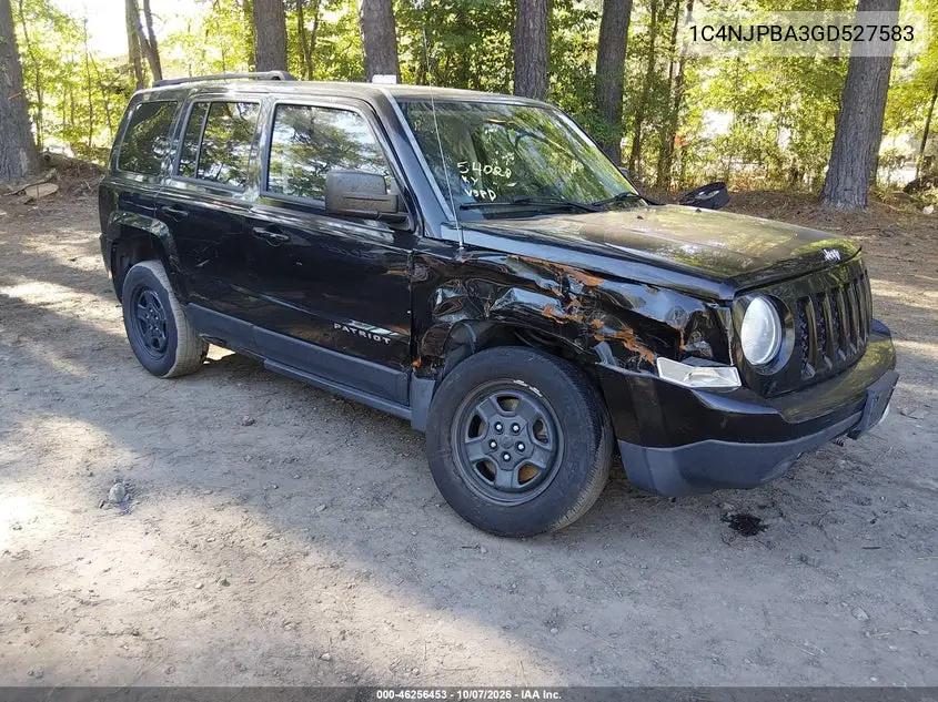 JEEP LIBERTY (PATRIOT) 2016, VIN 1C4NJPBA3GD527583