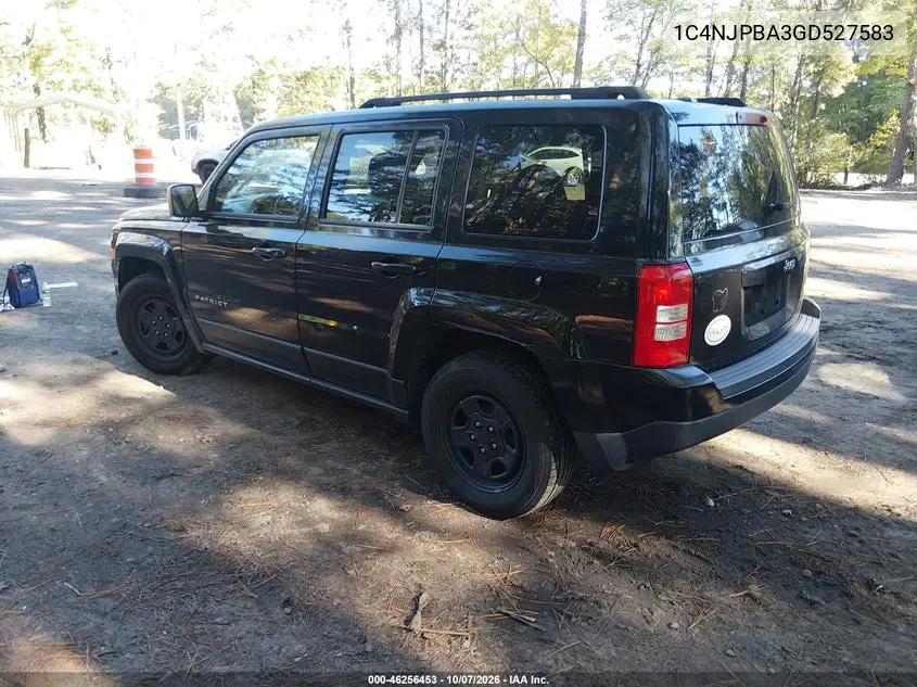 2016 JEEP LIBERTY (PATRIOT) VIN 1C4NJPBA3GD527583 — фото 3