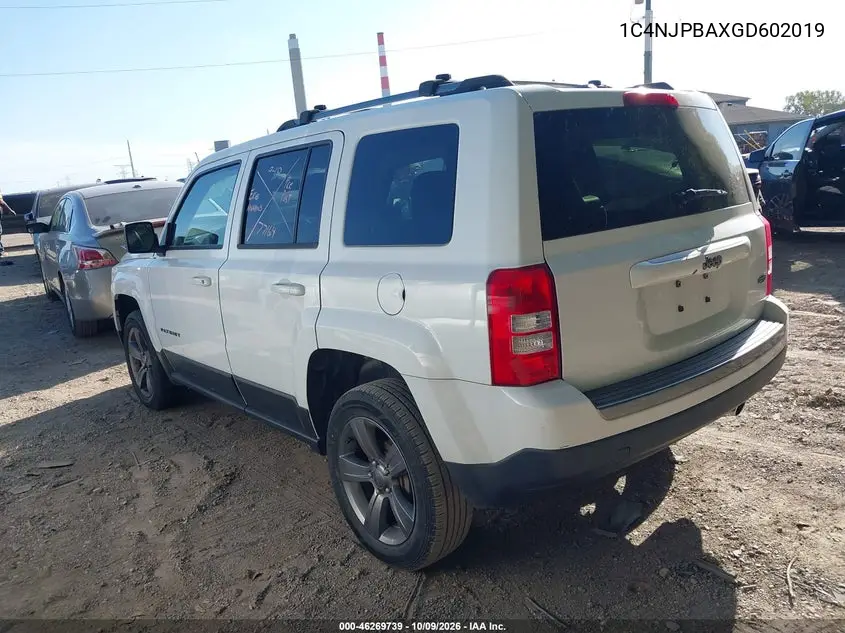 2016 JEEP LIBERTY (PATRIOT) VIN 1C4NJPBAXGD602019 — фото 3