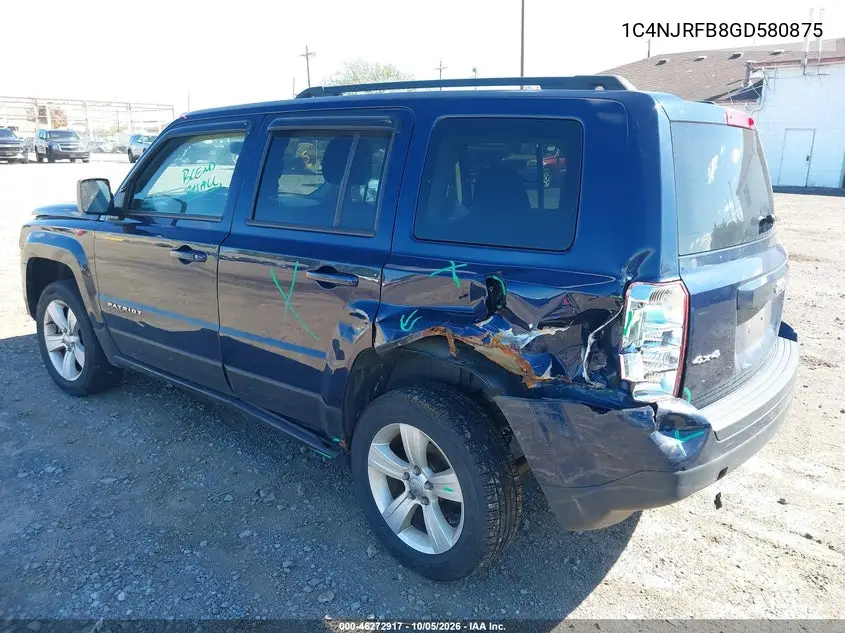 2016 JEEP LIBERTY (PATRIOT) VIN 1C4NJRFB8GD580875 — фото 3