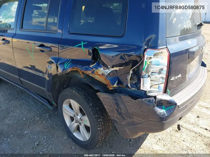 2016 JEEP LIBERTY (PATRIOT) VIN 1C4NJRFB8GD580875 — фото 6