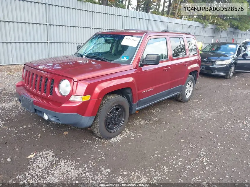 2016 JEEP LIBERTY (PATRIOT) VIN 1C4NJPBA0GD528576 — фото 2